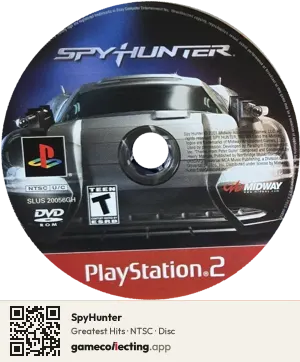 SpyHunter PlayStation 2, NTSC disc