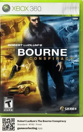 Robert Ludlum's The Bourne Conspiracy Xbox 360, NTSC box front