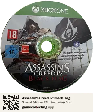 Assassin's Creed IV: Black Flag Xbox One, PAL disc