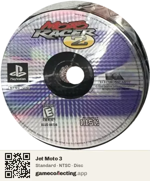Jet Moto 3 PlayStation, NTSC disc