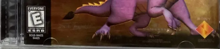 Spyro 2: Ripto's Rage!, the ESRB box on its front