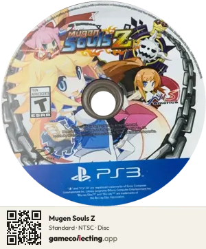 Mugen Souls Z PlayStation 3, NTSC disc