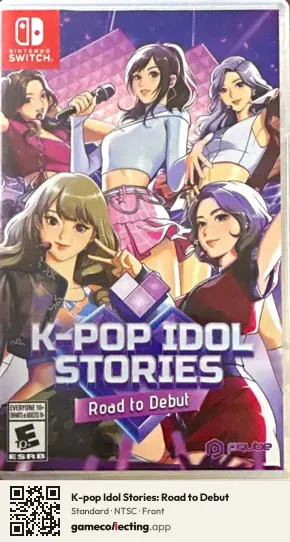K-pop Idol Stories: Road to Debut Nintendo Switch, NTSC box front