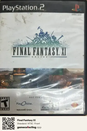 Final Fantasy XI PlayStation 2, NTSC box front