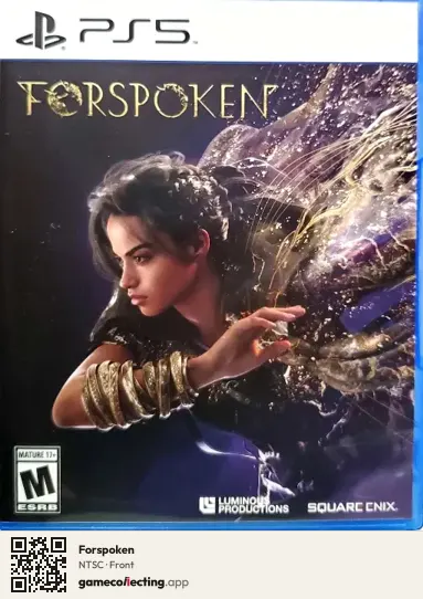 Forspoken PlayStation 5, NTSC box front