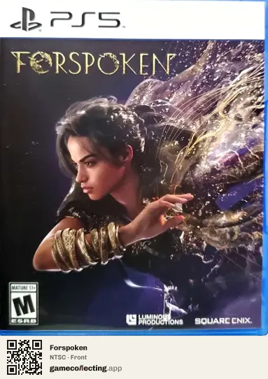 Forspoken PlayStation 5, NTSC box front