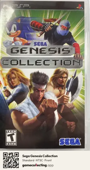 Sega Genesis Collection PlayStation Portable, NTSC box front
