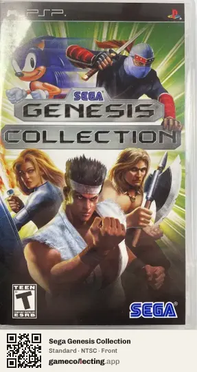 Sega Genesis Collection PlayStation Portable, NTSC box front