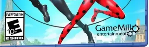 Miraculous: Rise of the Sphinx, the ESRB box on its front
