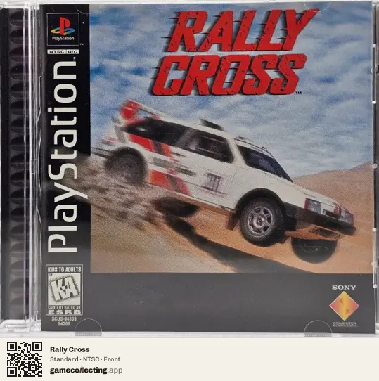 Rally Cross PlayStation, NTSC box front