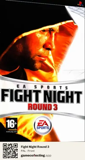 Fight Night Round 3 PlayStation Portable, PAL box front
