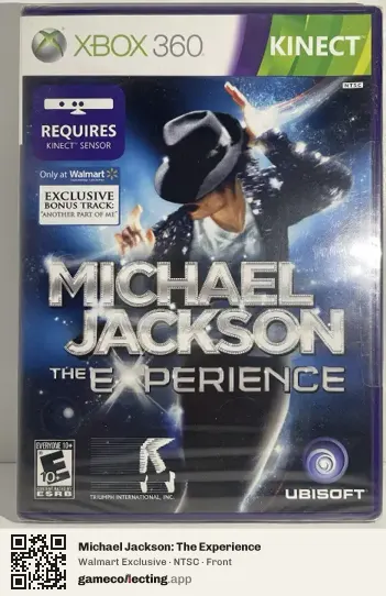 Michael Jackson: The Experience Xbox 360, NTSC box front