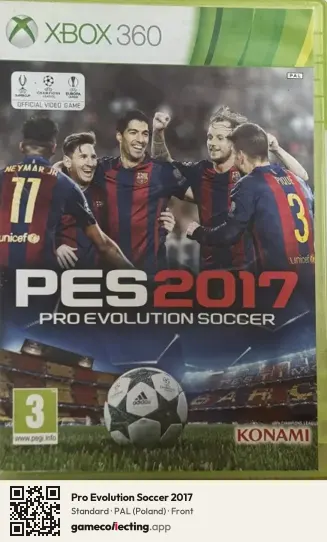 Pro Evolution Soccer 2017 Xbox 360, Poland box front
