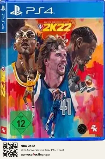 NBA 2K22 PlayStation 4, PAL box front