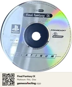Final Fantasy IX PlayStation, PAL disc
