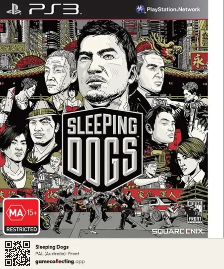 Sleeping Dogs PlayStation 3, Australia box front