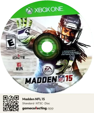 Madden NFL 15 Xbox One, NTSC disc