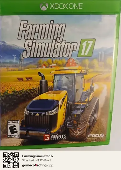 Farming Simulator 17 Xbox One, NTSC box front