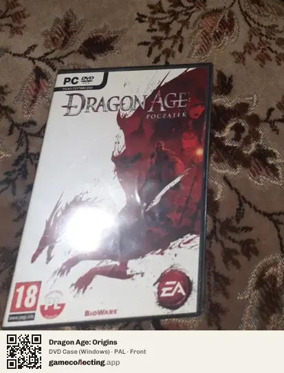 Dragon Age: Origins Computer, PAL box front