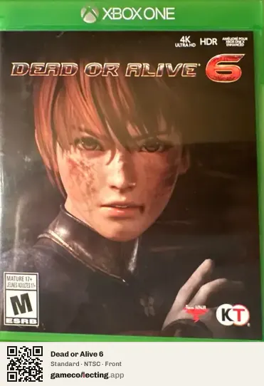 Dead or Alive 6 Xbox One, NTSC box front