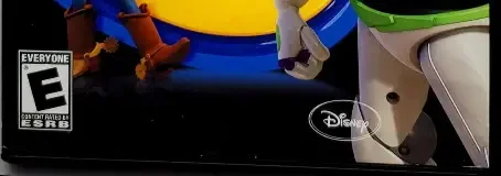 Toy Story 3: The Video Game, the ESRB box on its front