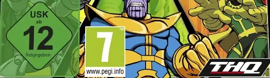 Marvel Super Hero Squad: The Infinity Gauntlet, the USK square on its front