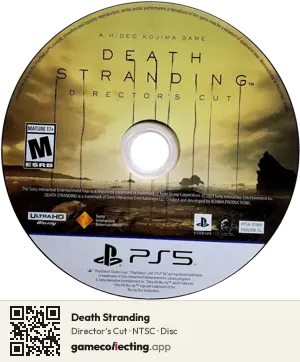 Death Stranding PlayStation 5, NTSC disc