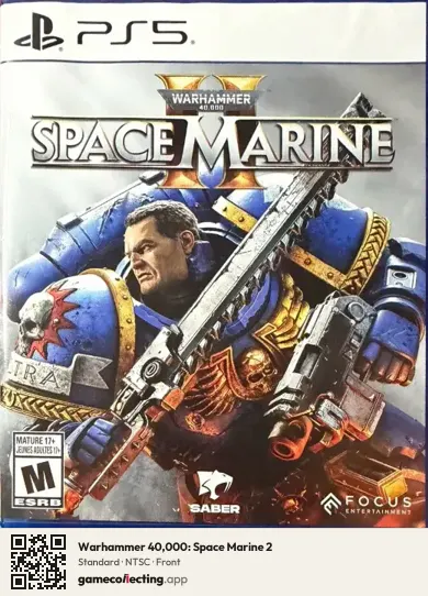 Warhammer 40,000: Space Marine 2 PlayStation 5, NTSC box front