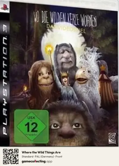 Where the Wild Things Are PlayStation 3, Germany box front