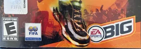 FIFA Street 2, the ESRB box on its front