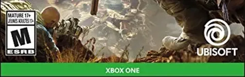 Tom Clancy's Ghost Recon: Wildlands, the ESRB box on its front