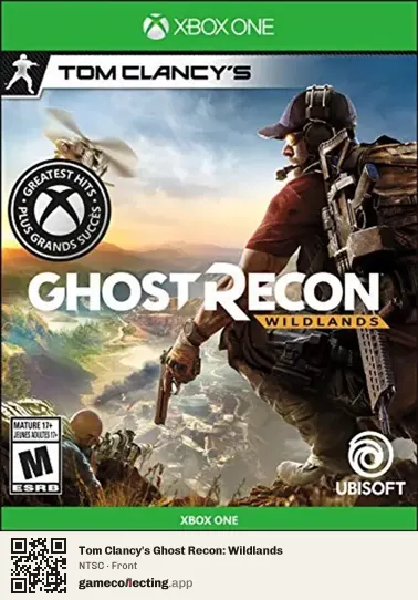 Tom Clancy's Ghost Recon: Wildlands Xbox One, NTSC box front