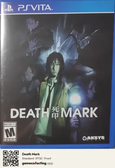 Death Mark PlayStation Vita, NTSC box front