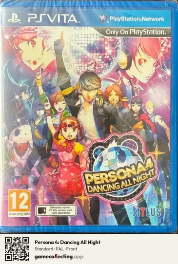 Persona 4: Dancing All Night PlayStation Vita, PAL box front