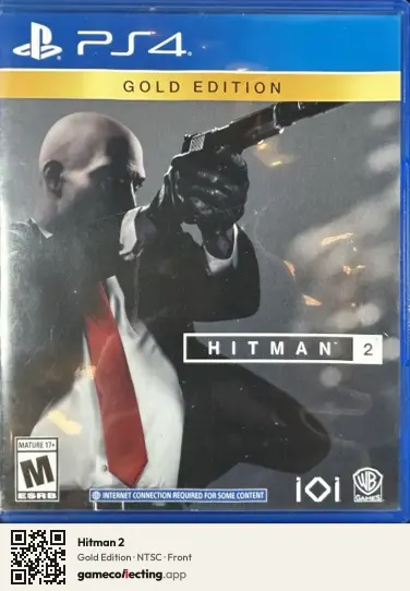 Hitman 2 PlayStation 4, NTSC box front