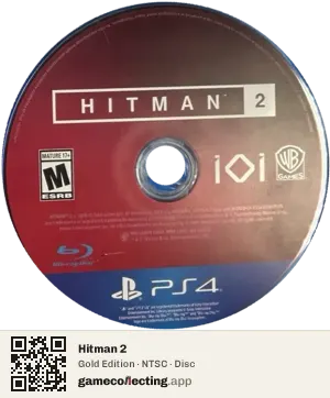 Hitman 2 PlayStation 4, NTSC disc