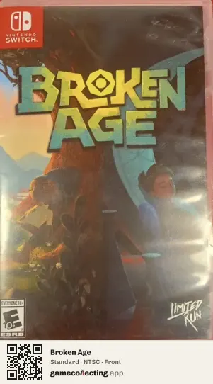 Broken Age Nintendo Switch, NTSC box front