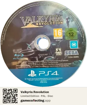 Valkyria Revolution PlayStation 4, PAL disc