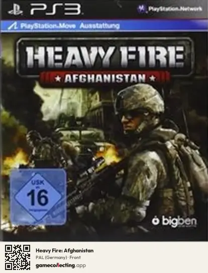 Heavy Fire: Afghanistan PlayStation 3, Germany box front