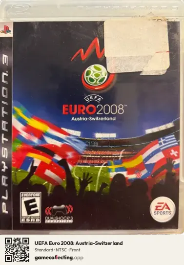 UEFA Euro 2008: Austria-Switzerland PlayStation 3, NTSC box front