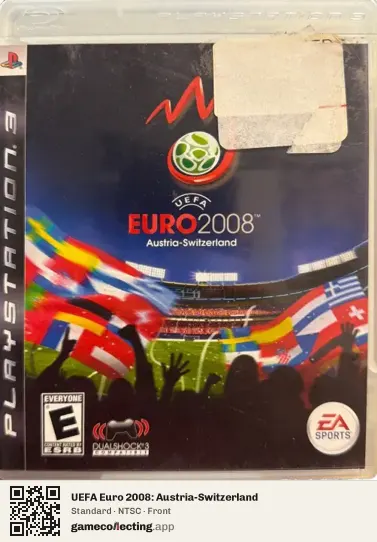 UEFA Euro 2008: Austria-Switzerland PlayStation 3, NTSC box front