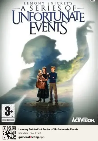 Lemony Snicket's A Series of Unfortunate Events Xbox, PAL box front