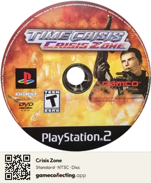 Crisis Zone PlayStation 2, NTSC disc
