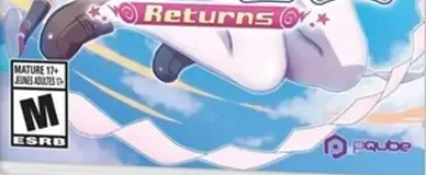 Gal*Gun Returns, the ESRB box on its front