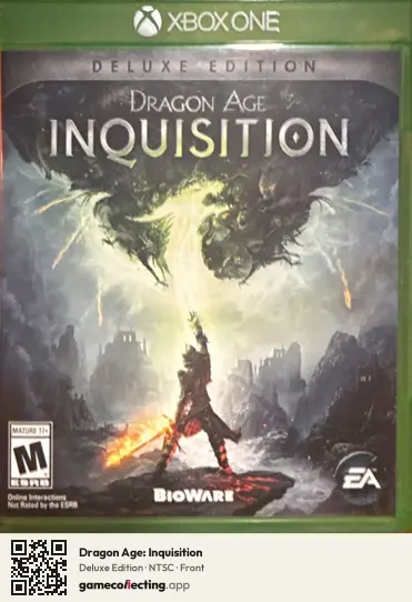 Dragon Age: Inquisition Xbox One, NTSC box front
