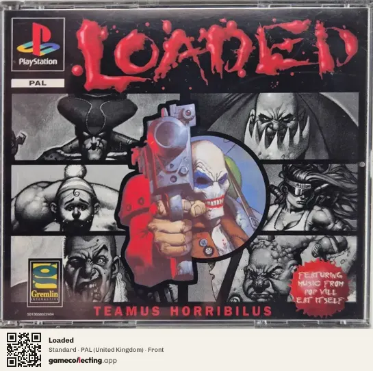 Loaded PlayStation, United Kingdom box front