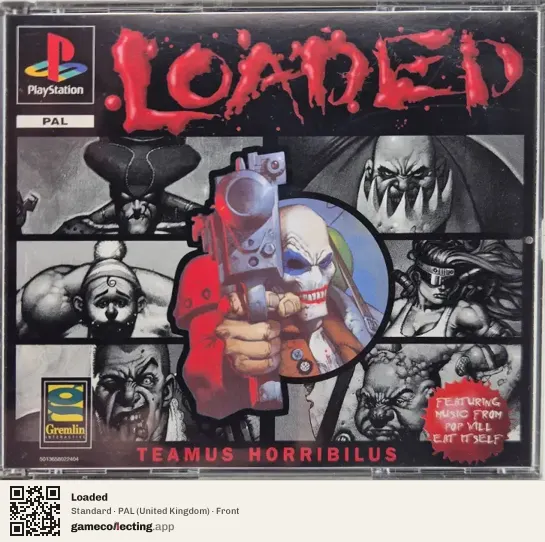 Loaded PlayStation, United Kingdom box front