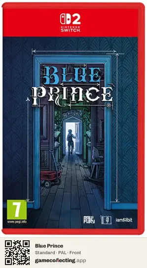 Blue Prince Nintendo Switch 2, PAL box front