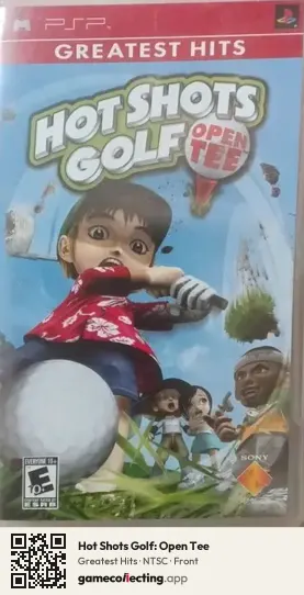 Hot Shots Golf: Open Tee PlayStation Portable, NTSC box front