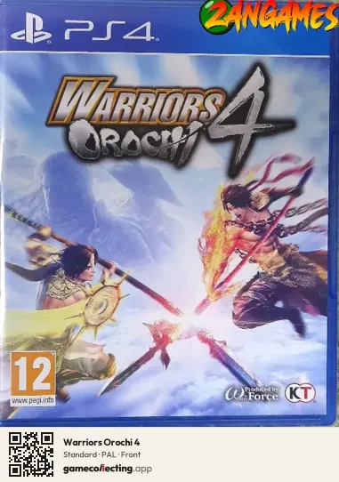 Warriors Orochi 4 PlayStation 4, PAL box front